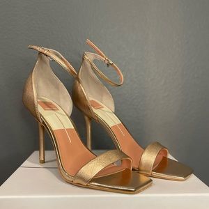 Rose gold Dolce Vita heels